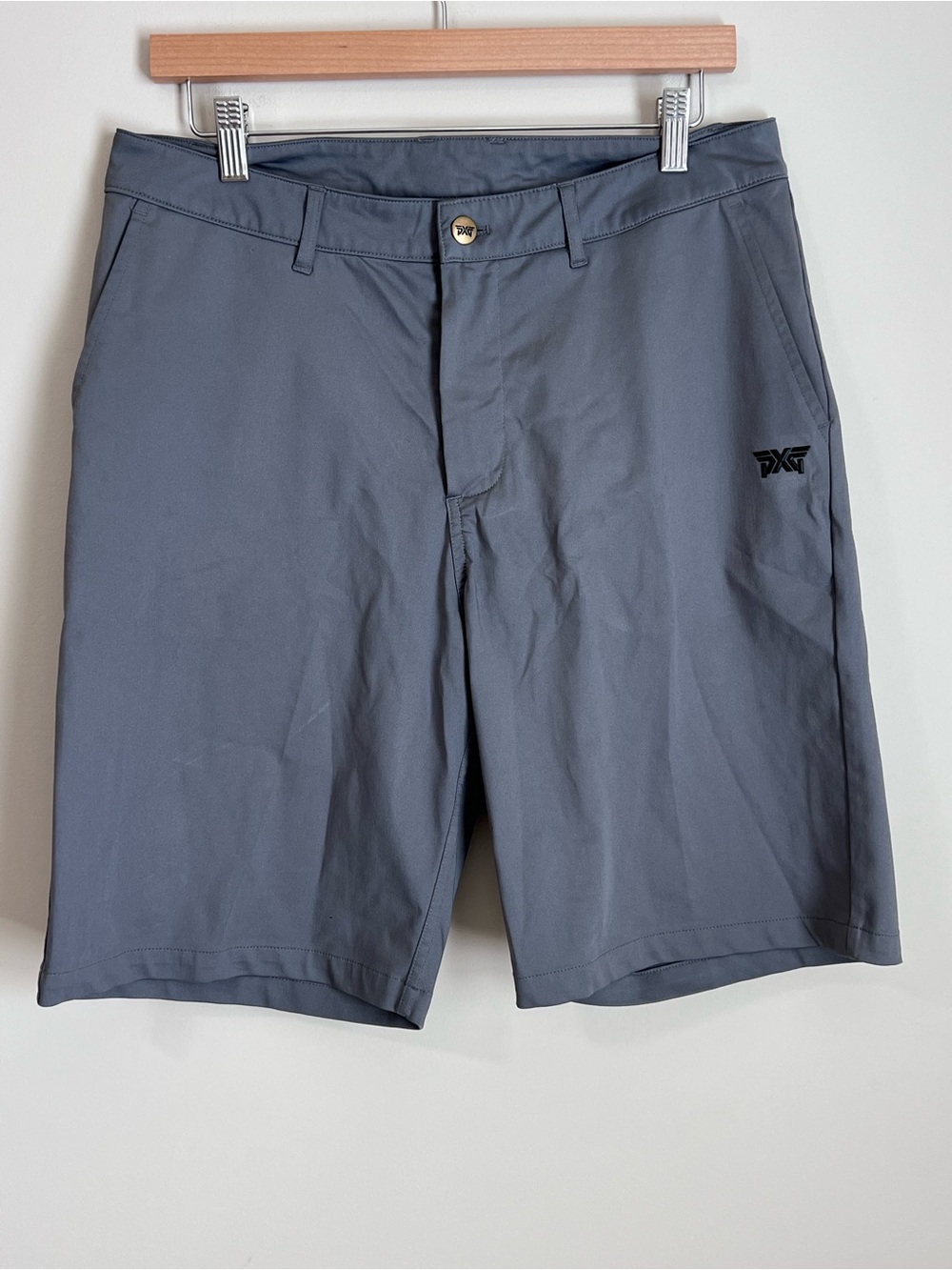 PXG Shorts Mens 32 Gray Performance Chino Lightweight Parsons